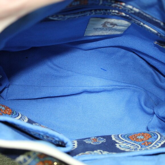 Spartina 449 Blue Boheme Linen Bucket Shoulder Bag - Picture 7 of 8